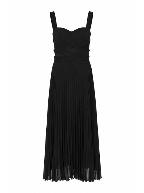 Abito lungo in crepe plissé Patrizia Pepe | 2A3064 A737K103